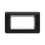 PLACCA TECNOPOLIMERO 44 GRIGIO TEKLA CROMATO 4 MODULI - AVE SPA 44PY04GTKC