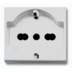 PRESA UNEL BIPASSO 2P+T 10/16A RAL - AVE SPA 45590/15TS