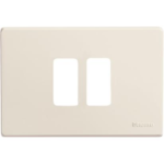 MAGIC - PLACCA 2P SCATOLA TONDA RESINA - BTICINO LEGRAND 500/23/R