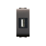 ALIMENTATORE USB DA INCASSO 5VDC 2,1A - ELETTROCANALI SERIE CIVILI ECL4081