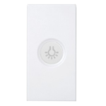 COPRITASTO CON DIFFUSORE TRASPARENTE SIMBOLO LUCE 1 MODULO - URMET 10364.B