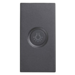 COPRITASTO CON DIFFUSORE TRASPARENTE SIMBOLO LUCE 1 MODULI - URMET 10364