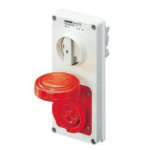 PRESA INTERBLOCCATA FISSA VERTICALE 3P+T 32A IP67 380V - GEW GW66319
