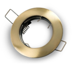 FARETTO FISSO D50 12V ORO SPAZZOLATO - LAMPO SNC DIKFIX12/OS/SL