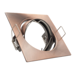 FARETTO ORIENTABILE QUADRATO D50 12V RAME - LAMPO SNC DIKORSQ12/RA/SL