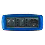 PLACCA MYLIFE 7 MODULI BLU - ELETTROCANALI SERIE CIVILI ECL2987BL