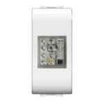 LAMPADA LED EMERGENZA MYLIFE 1 MODULO BIANCO - ELETTROCANALI SERIE CIVILI ECL40671WH