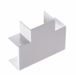 GIUNZIONE A T PER CANALE DIMENSIONE 40X40 BIANCO - ELETTROCANALI SERIE CIVILI ECT4040B
