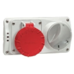 PRIMA PRESA INTERBLOCCATA 3P+N+T 16A IP55 CON FUSIBILI - PAL 496146