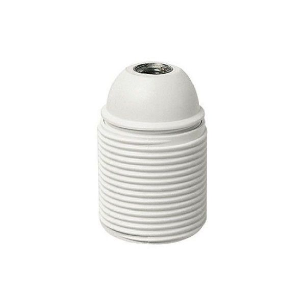 PORTALAMPADE E27 FILETTATO BIANCO - LAMPO SNC S900F/BI - Cozzolino