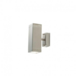 FARETTO QUADRATO PARETE IP44 GU10X2 230V - LAMPO SNC UPDOWN/SQ/2