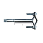 ZANCA ESPANSIONE H 10CM-PIATTO 30X3MM VITI 6MA - CONGECA ITALIA SRL 9039943