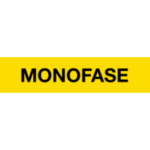 "MONOFASE" VINIL ADESIVO GIALLO 120X30 - GRAFOPLAST LA18078F1