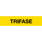 "TRIFASE" VINIL ADESIVO GIALLO 120X30 - GRAFOPLAST LA18088F1