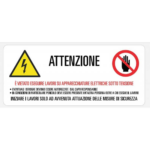 CARTELLO IN VINYL PREVENZIONE ADESIVO 140X60 MM 6PZ/FG - GRAFOPLAST LA10060F1