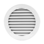 GRIGLIA TONDA D.125 PVC - GIGRA LINE VR125