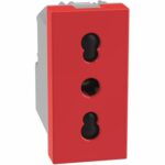 MATIXGO - PRESA ITA P17/11 ROSSO - BTICINO LEGRAND J4180R