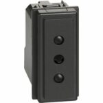 L.NOW - PRESA 2P+T 10A 250VACNERA - BTICINO LEGRAND KG4113