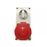 Presa Interbloccata Verticale Con Fondo Senza Base Portafusibili 3P+T 32A 400V 6H SBF - GEW GW66219