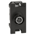 Presa Coassiale TV Diretta 1 Modulo Living Now Nero - BTICINO LEGRAND K4202P14