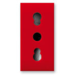 PRESA BIPASSO 2P+T ROSSA S44 1M - AVE SPA 442006/15TSR