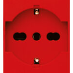 Presa 2P+T 16A universale rosso - VIW 30210.R