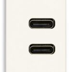 Alimentatore USB C+C 15W 3A 5Vbianco - VIW 30292.CCB