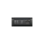 PLACCA MYLIFE Q 7 MODULI NERO glittering - ELETTROCANALI SERIE CIVILI ECL2887NG