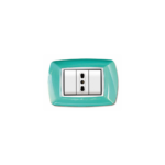 PLACCA MYLIFE 3 MOD.VERDE ACQUa - ELETTROCANALI SERIE CIVILI ECL2983VA