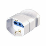 PRESA BIANCA SCHUKO/BIVALENTE10/16A - ELETTROCANALI SERIE CIVILI ECK33406