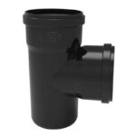 DERIVAZIONE RIDOTTA 87° 100/50O-RING P.BLACK - REDI SPA 08430P8
