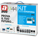 KIT 2F BIFAMILIARE LCD 5'' APPOGGIO - AVE SPA KV01-2PIT5BAP