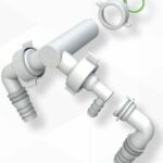 CANOTTO CON DOPPIO ATTACCO SCARICO LAV+ASCIUG - BAMPI SPA SICANDOP