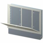 CASSET INCASSO IN ACCIAIO 3/4"E 1" L700 H630 P80 MM - BAMPI SPA MTC07008