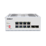 SWITCH 8 PORTE POE + 2 SFP GIGABIT DIN - COMELIT IPSWP10N02A