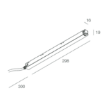 ALIMENTATORE 48V 100W X F8 CAVO 30 CM NE - NOVALUX SRL 101340.02