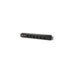 BARRA ALIMENTAZIONE19 POLL. 1,5U 6 PRESE CO - 4POWER SRL MP900406ILAS