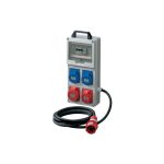 QUADRO ASC 4 PR. IP44 4X2P+TCON PULSANTE EMERGENZA - ELETTROCANALI SERIE CIVILI EC6902304-E