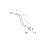 STRIP LED: 1CONNET.+CAVO 238/240LED 10PZ - NOVALUX SRL 100969.99