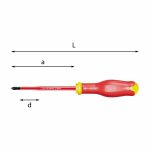 Giraviti SLIM per viti con impronta combinata intaglio / PHILLIPS 1000 V - USAG SWK UTENSILERIE SRL U00910099