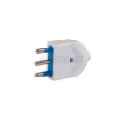 Spina volante diritta 2P+T 10A 250V IP20D bianca FG20501 - F.A.E.G. SRL FG20501